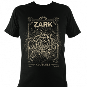 Zark unisex tenebrous t-shirt cream and black